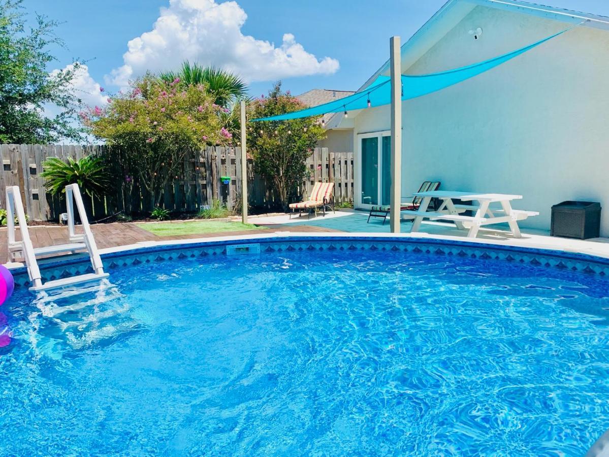 Sea Salt Vacation Home, Private Pool - Walk To Beach Панама Сити Бийч Екстериор снимка