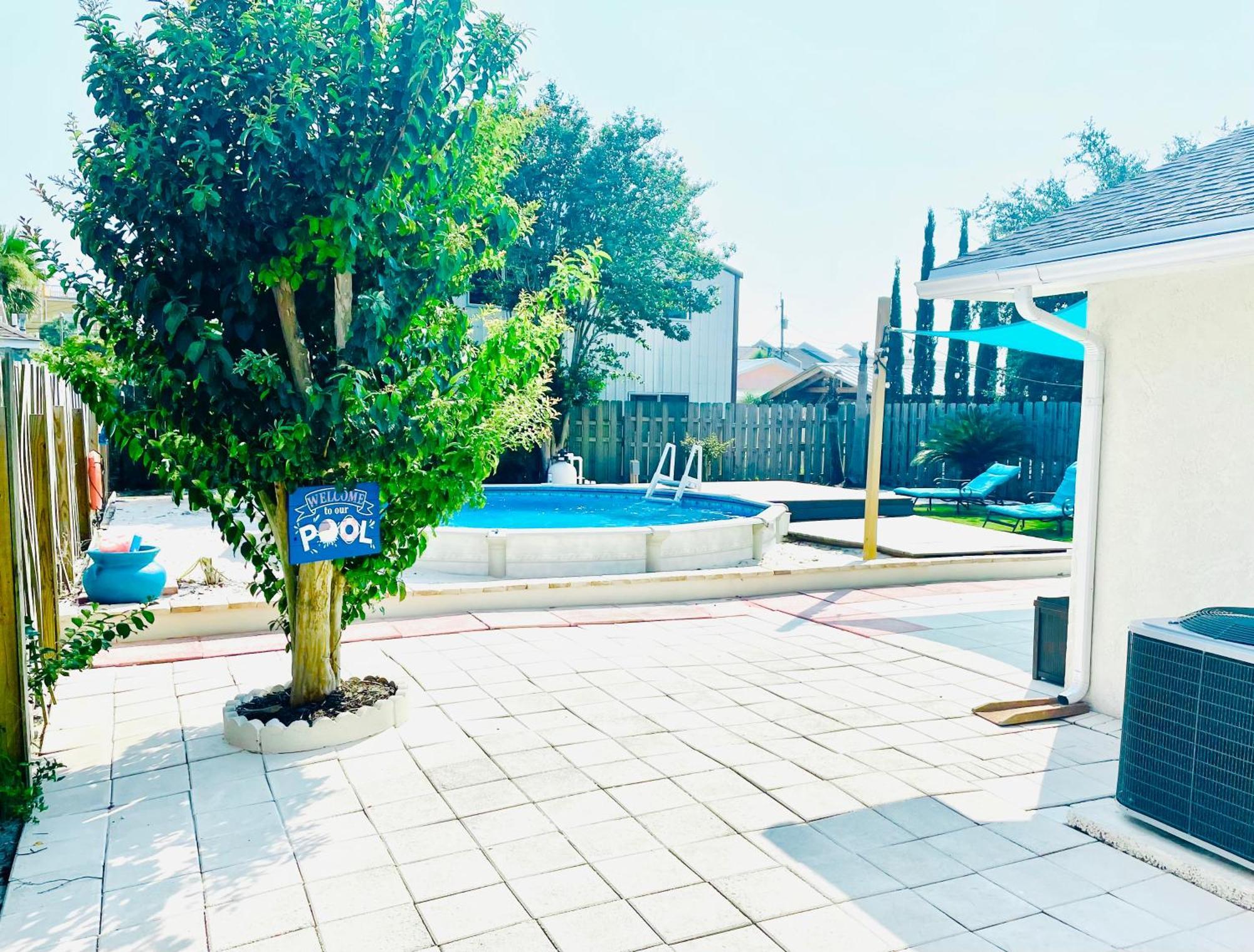 Sea Salt Vacation Home, Private Pool - Walk To Beach Панама Сити Бийч Екстериор снимка