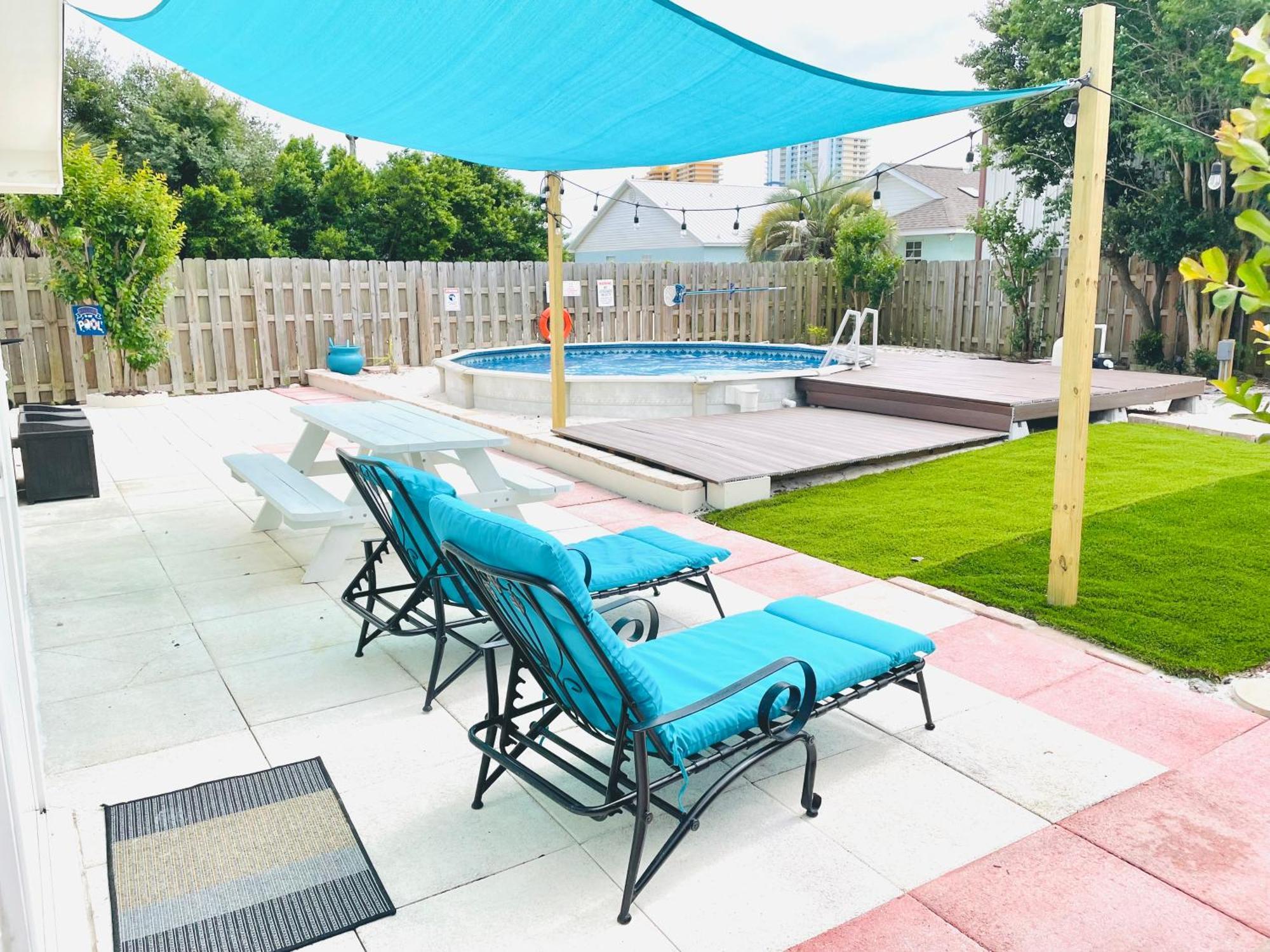 Sea Salt Vacation Home, Private Pool - Walk To Beach Панама Сити Бийч Екстериор снимка